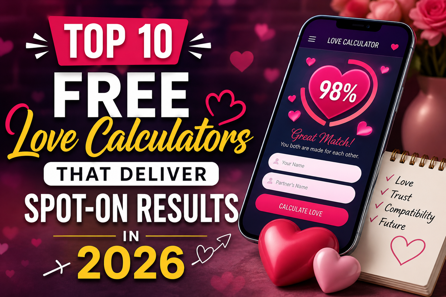 Top 10 Free Love Calculators That Deliver Spot-On Results in 2026